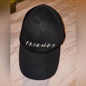Friends cap black, one size adjustable